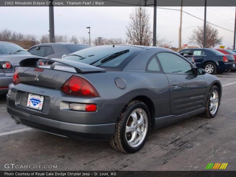 Titanium Pearl / Black 2002 Mitsubishi Eclipse GT Coupe