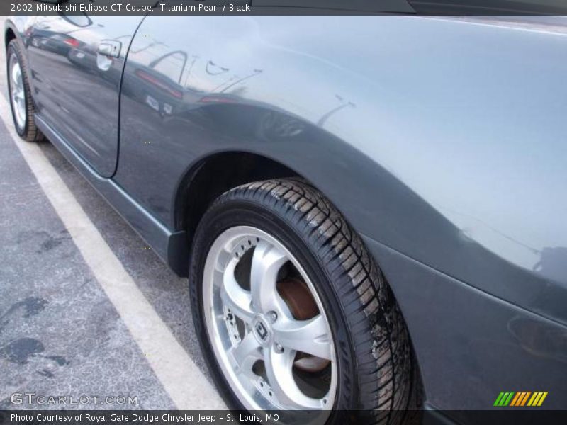 Titanium Pearl / Black 2002 Mitsubishi Eclipse GT Coupe