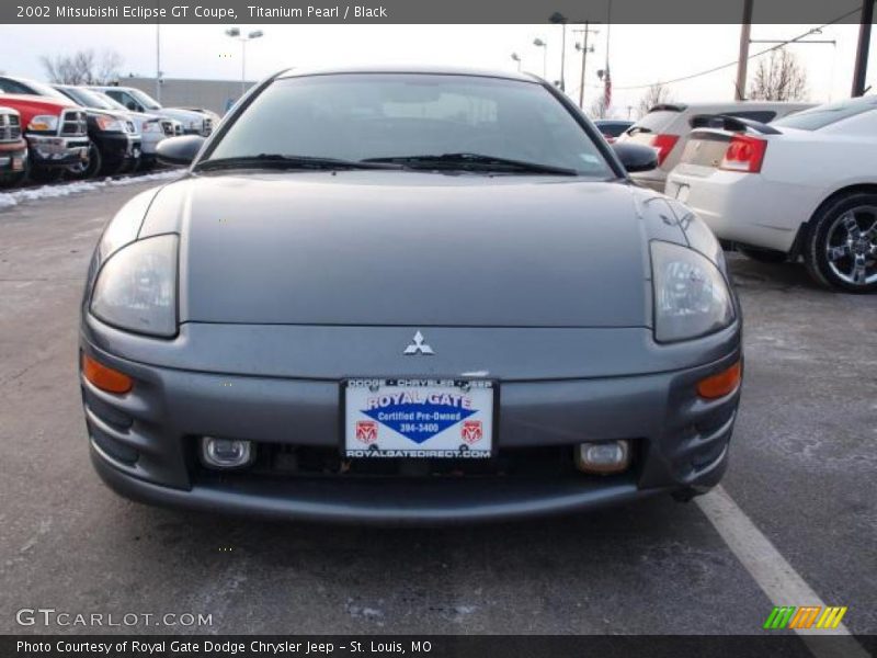 Titanium Pearl / Black 2002 Mitsubishi Eclipse GT Coupe