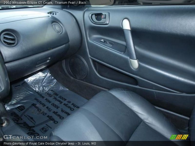 Titanium Pearl / Black 2002 Mitsubishi Eclipse GT Coupe