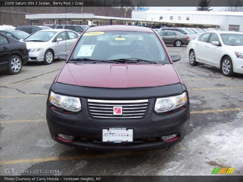 Berry Red / Gray 2006 Saturn ION 3 Sedan