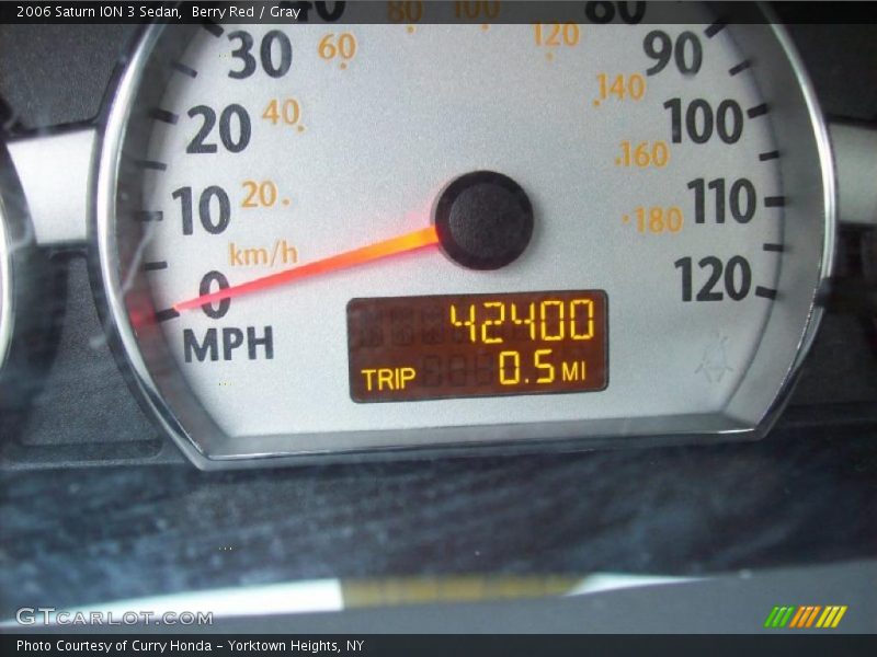 Berry Red / Gray 2006 Saturn ION 3 Sedan