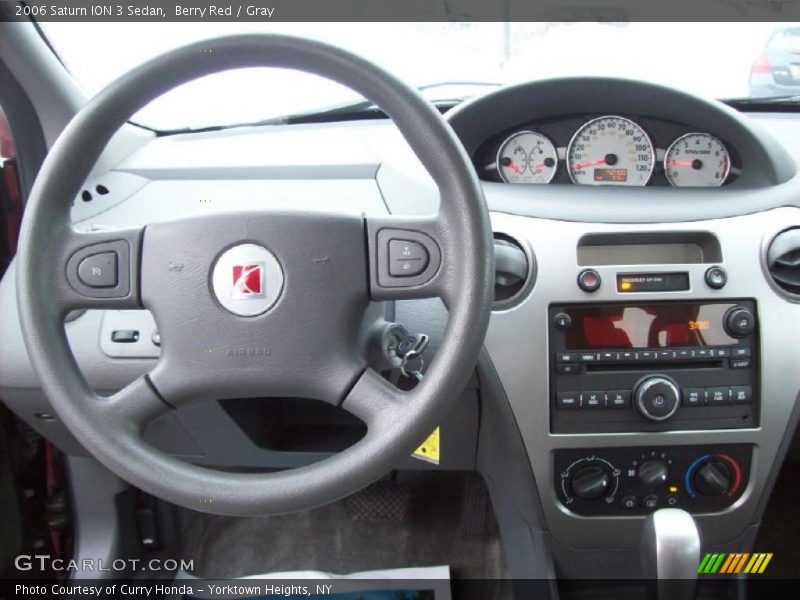 Berry Red / Gray 2006 Saturn ION 3 Sedan