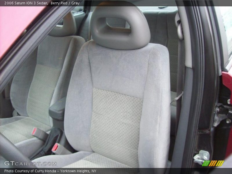 Berry Red / Gray 2006 Saturn ION 3 Sedan