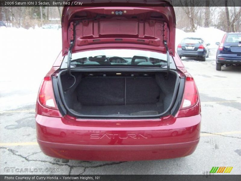 Berry Red / Gray 2006 Saturn ION 3 Sedan