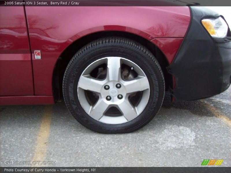 Berry Red / Gray 2006 Saturn ION 3 Sedan