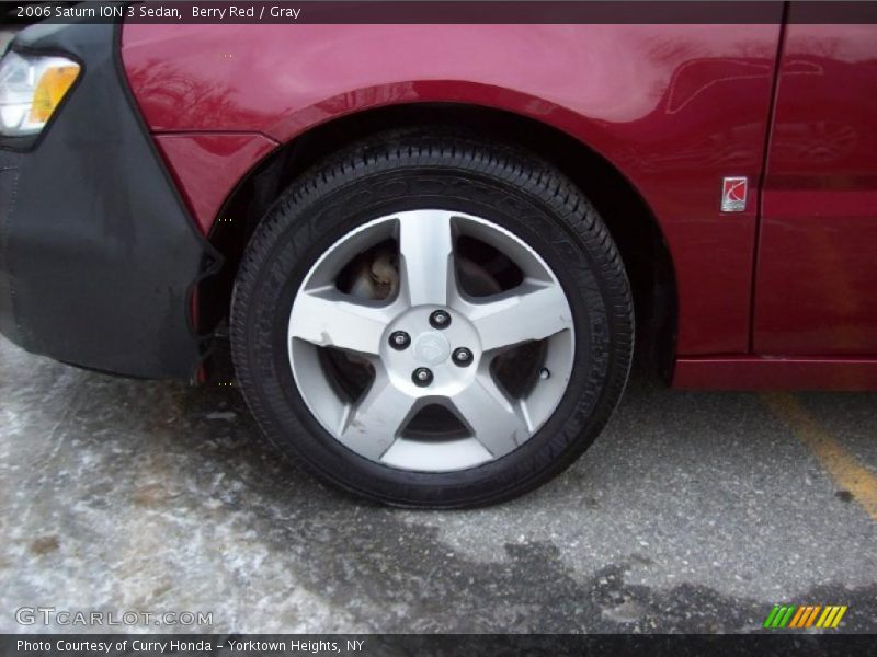 Berry Red / Gray 2006 Saturn ION 3 Sedan