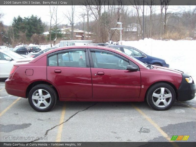 Berry Red / Gray 2006 Saturn ION 3 Sedan