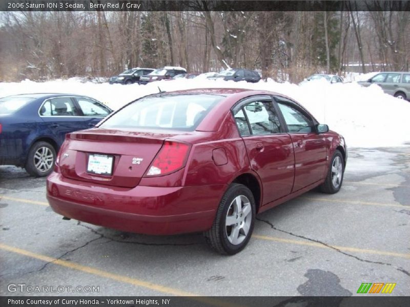Berry Red / Gray 2006 Saturn ION 3 Sedan