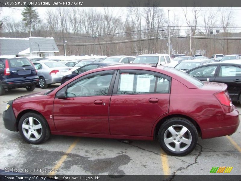 Berry Red / Gray 2006 Saturn ION 3 Sedan