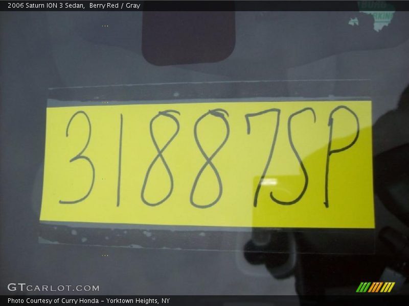 Berry Red / Gray 2006 Saturn ION 3 Sedan