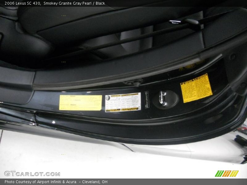 Smokey Granite Gray Pearl / Black 2006 Lexus SC 430