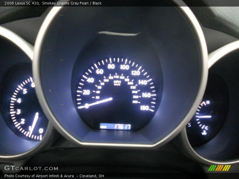 Smokey Granite Gray Pearl / Black 2006 Lexus SC 430