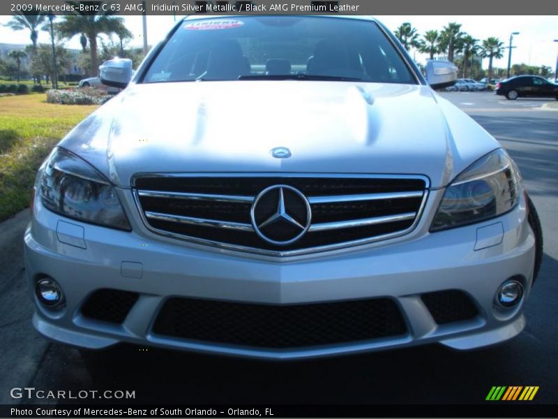 Iridium Silver Metallic / Black AMG Premium Leather 2009 Mercedes-Benz C 63 AMG