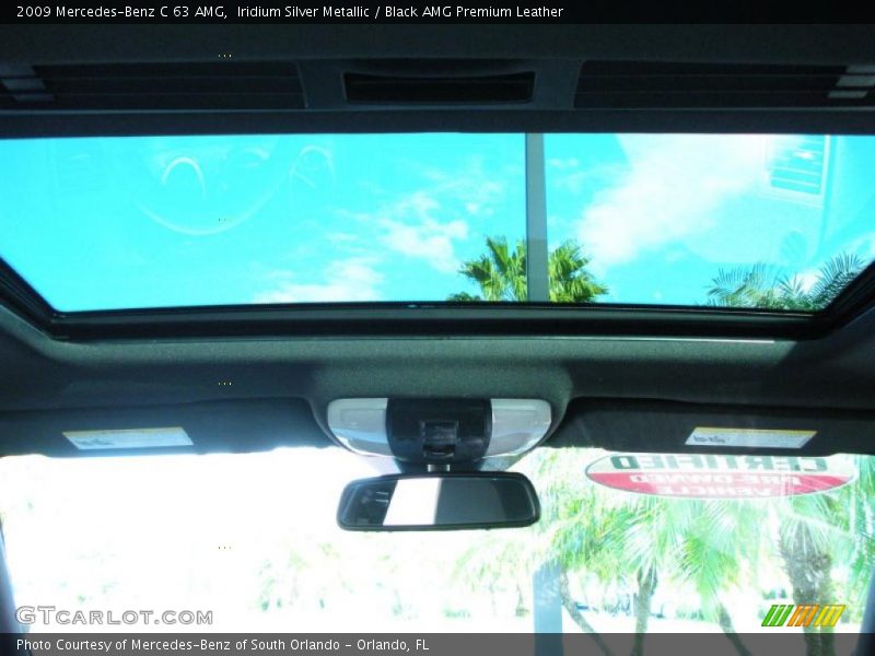 Iridium Silver Metallic / Black AMG Premium Leather 2009 Mercedes-Benz C 63 AMG