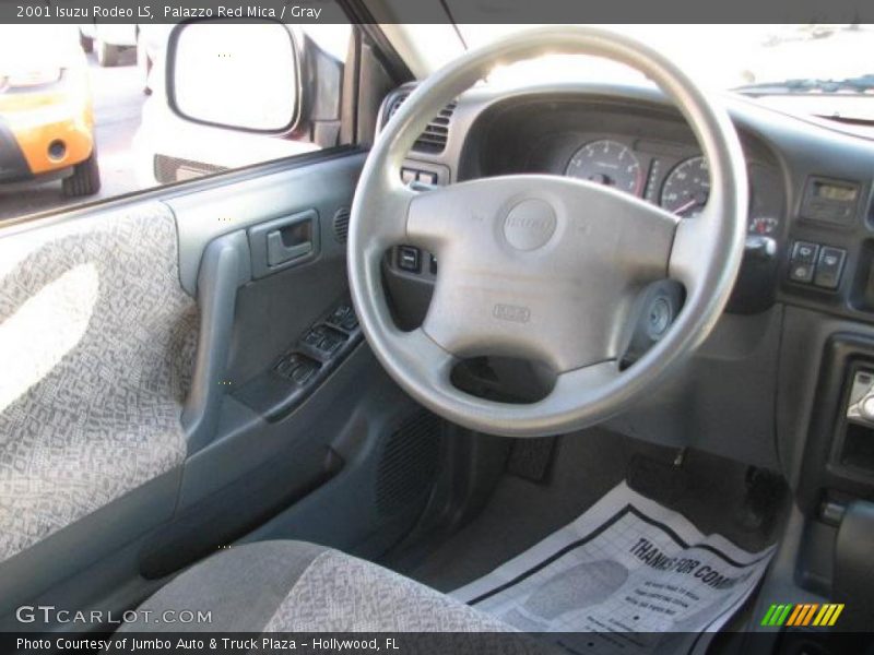 Palazzo Red Mica / Gray 2001 Isuzu Rodeo LS