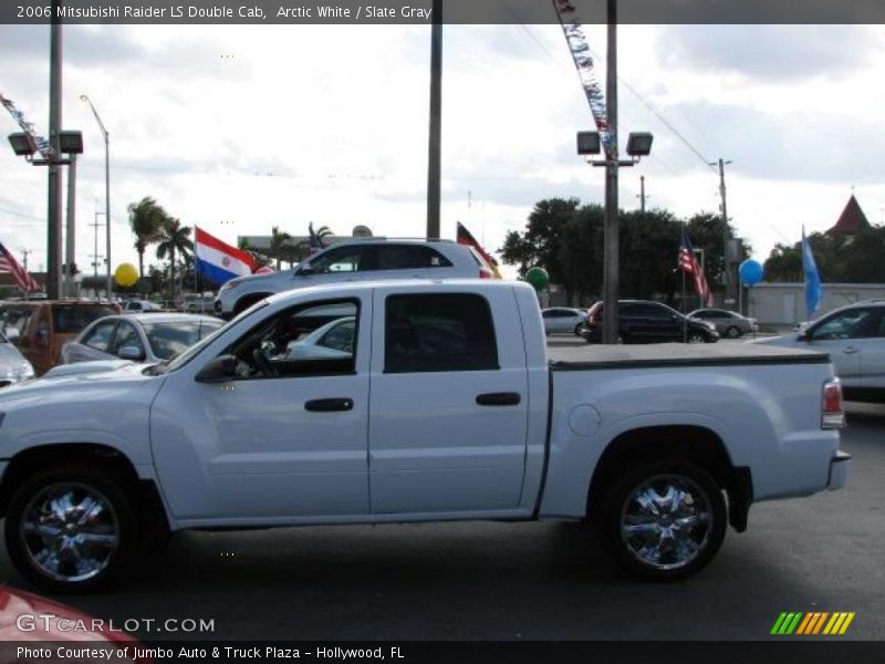 Arctic White / Slate Gray 2006 Mitsubishi Raider LS Double Cab