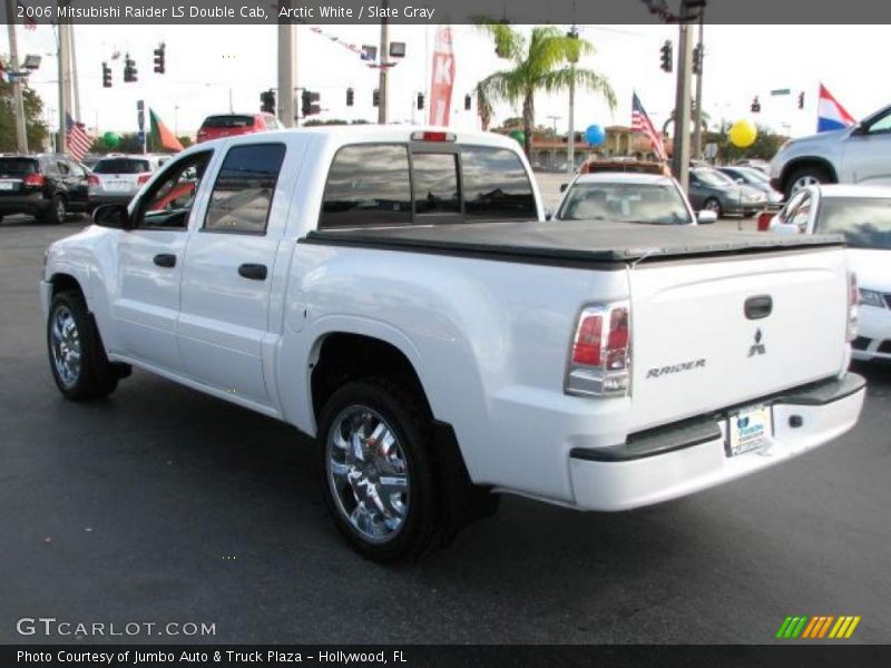 Arctic White / Slate Gray 2006 Mitsubishi Raider LS Double Cab