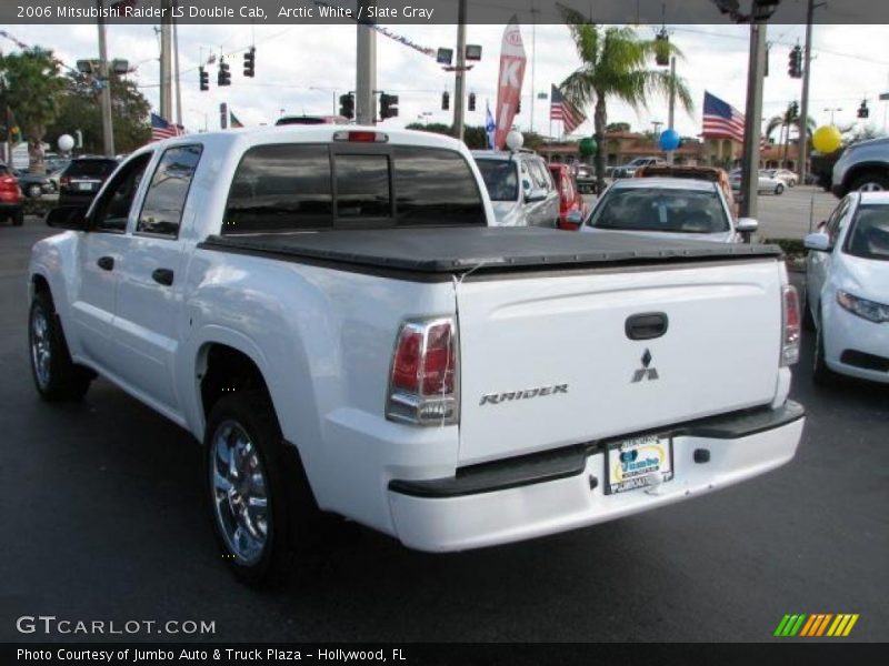 Arctic White / Slate Gray 2006 Mitsubishi Raider LS Double Cab