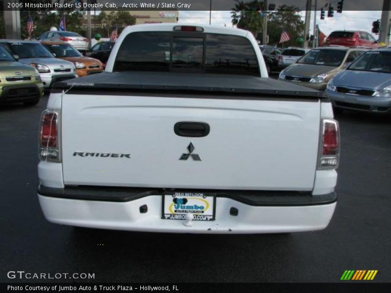 Arctic White / Slate Gray 2006 Mitsubishi Raider LS Double Cab