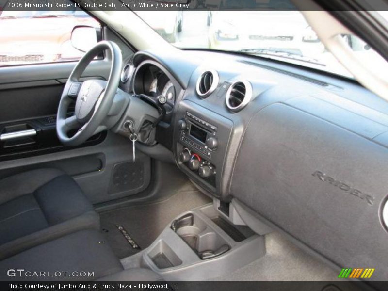 Arctic White / Slate Gray 2006 Mitsubishi Raider LS Double Cab