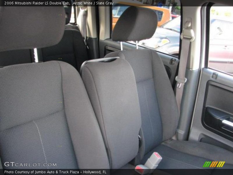 Arctic White / Slate Gray 2006 Mitsubishi Raider LS Double Cab