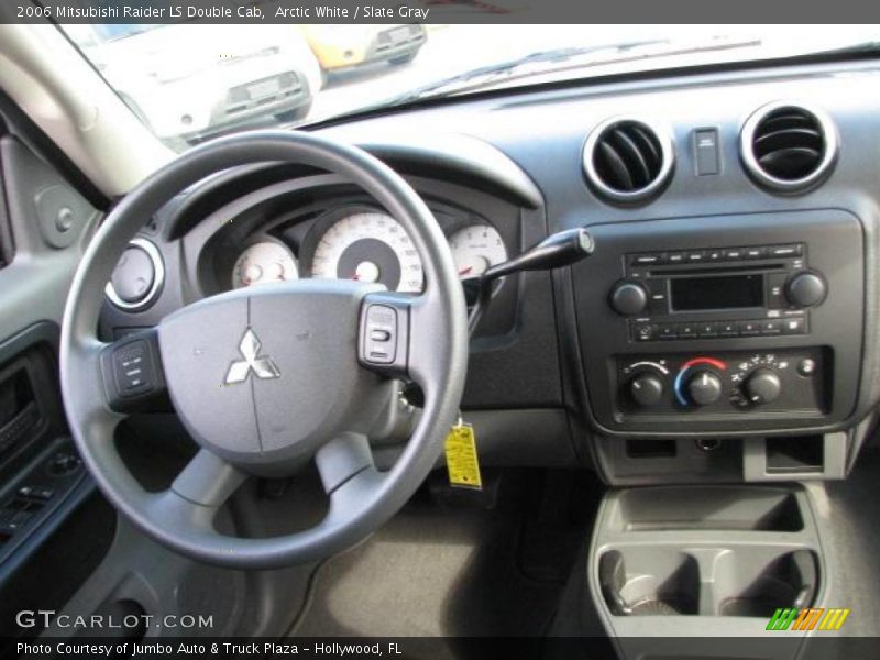 Arctic White / Slate Gray 2006 Mitsubishi Raider LS Double Cab