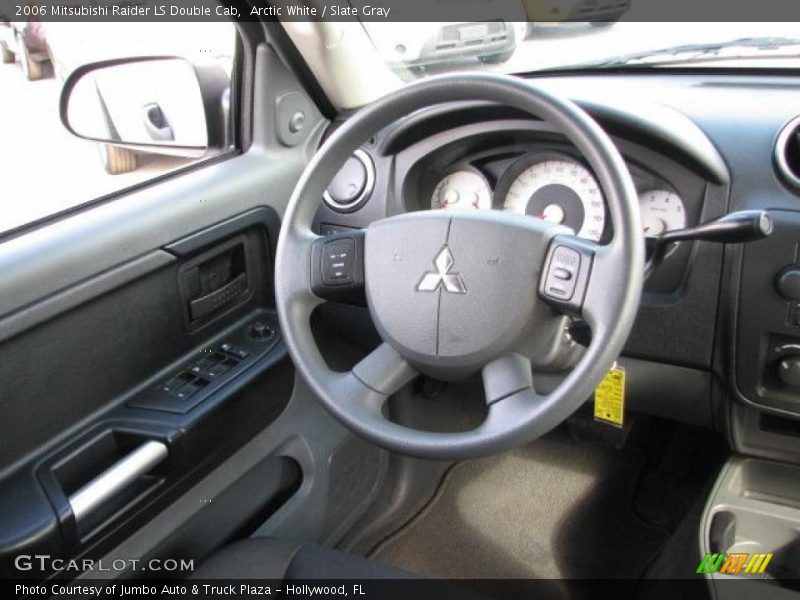 Arctic White / Slate Gray 2006 Mitsubishi Raider LS Double Cab