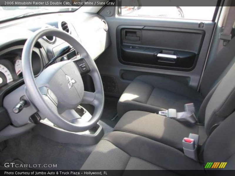 Arctic White / Slate Gray 2006 Mitsubishi Raider LS Double Cab