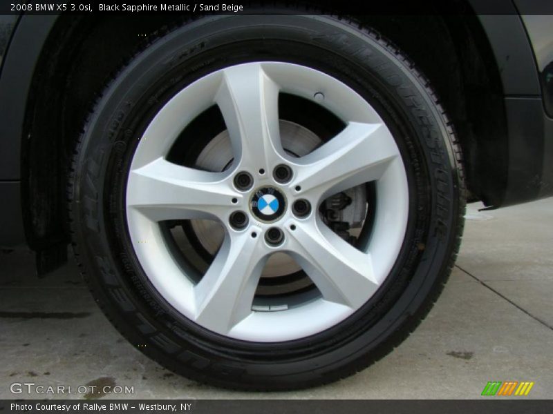Black Sapphire Metallic / Sand Beige 2008 BMW X5 3.0si