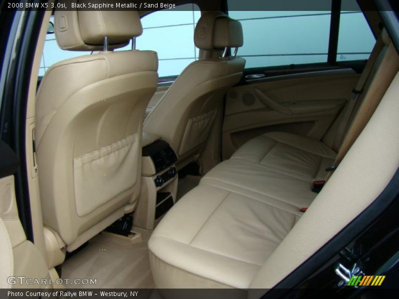 Black Sapphire Metallic / Sand Beige 2008 BMW X5 3.0si