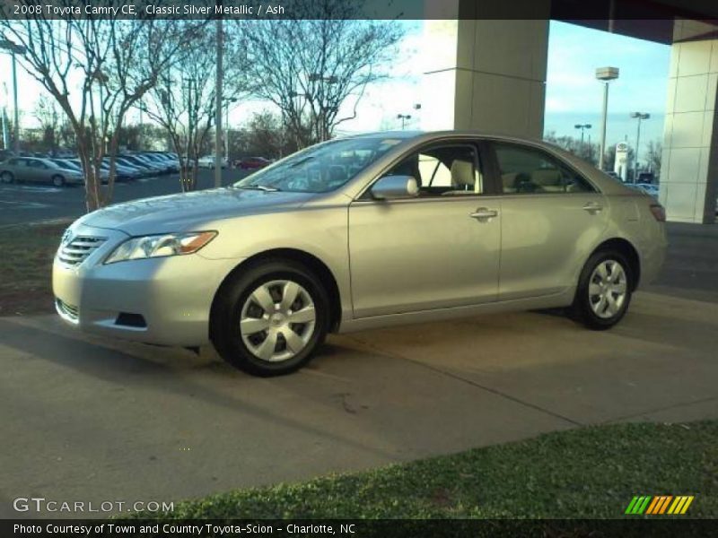 Classic Silver Metallic / Ash 2008 Toyota Camry CE