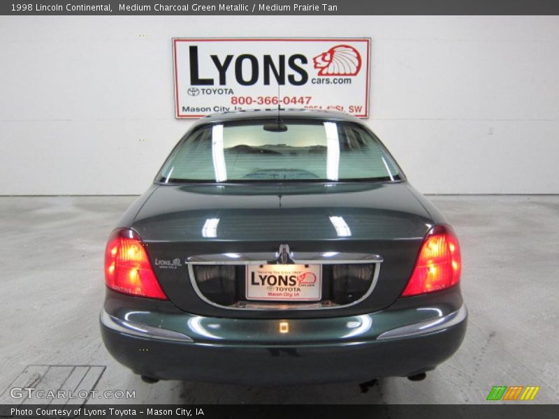 Medium Charcoal Green Metallic / Medium Prairie Tan 1998 Lincoln Continental