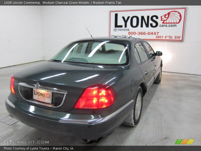 Medium Charcoal Green Metallic / Medium Prairie Tan 1998 Lincoln Continental