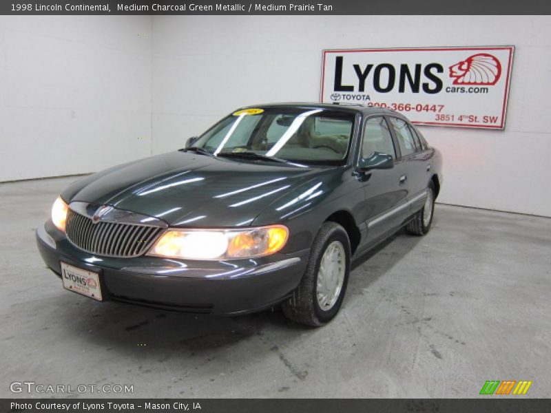Medium Charcoal Green Metallic / Medium Prairie Tan 1998 Lincoln Continental