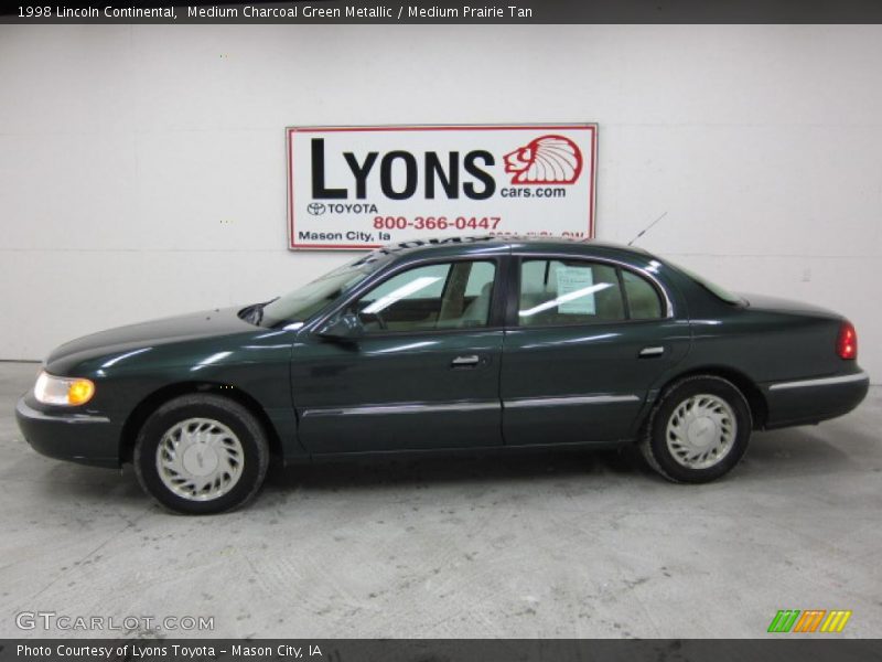 Medium Charcoal Green Metallic / Medium Prairie Tan 1998 Lincoln Continental