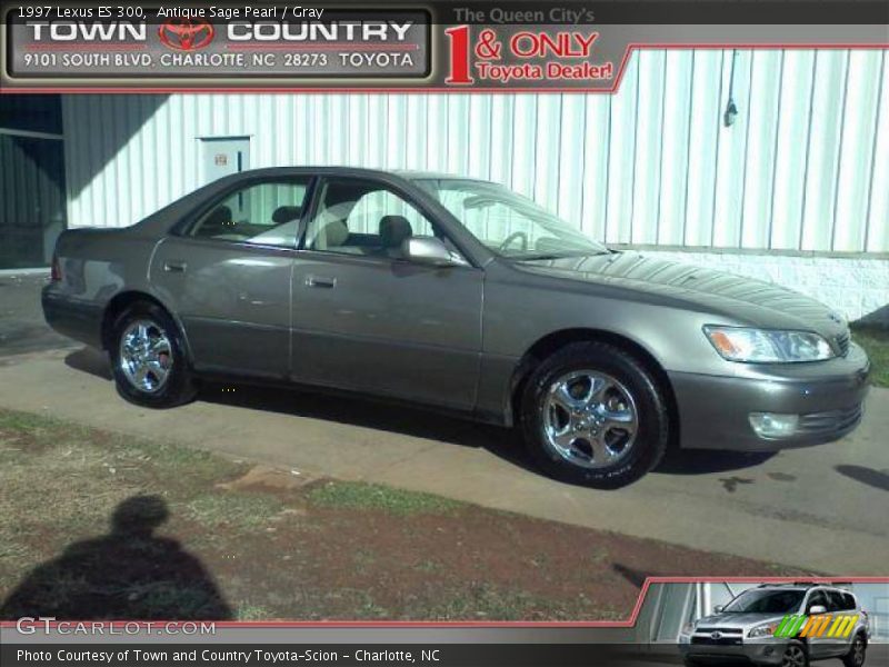 Antique Sage Pearl / Gray 1997 Lexus ES 300