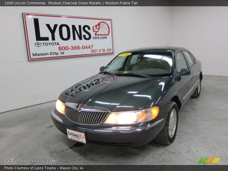 Medium Charcoal Green Metallic / Medium Prairie Tan 1998 Lincoln Continental