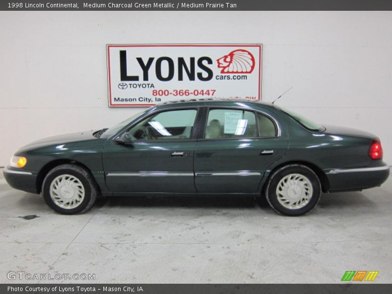 Medium Charcoal Green Metallic / Medium Prairie Tan 1998 Lincoln Continental