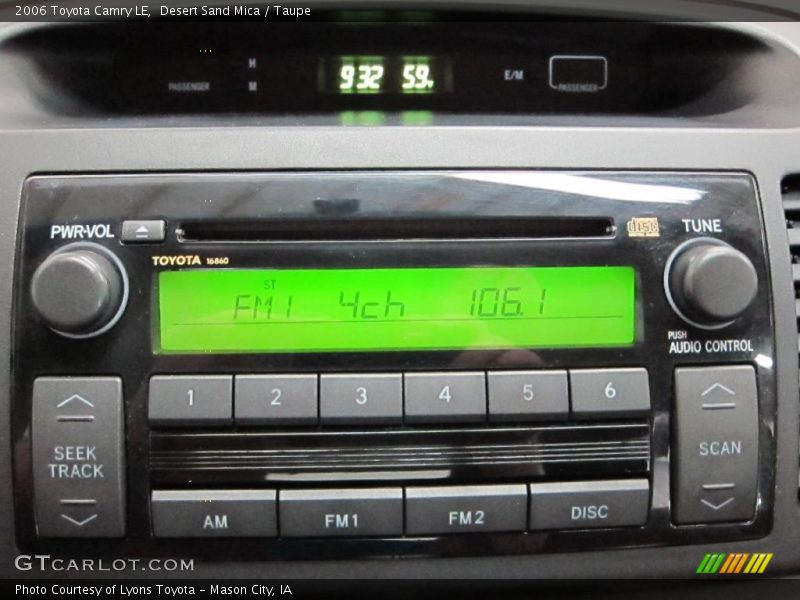 Desert Sand Mica / Taupe 2006 Toyota Camry LE