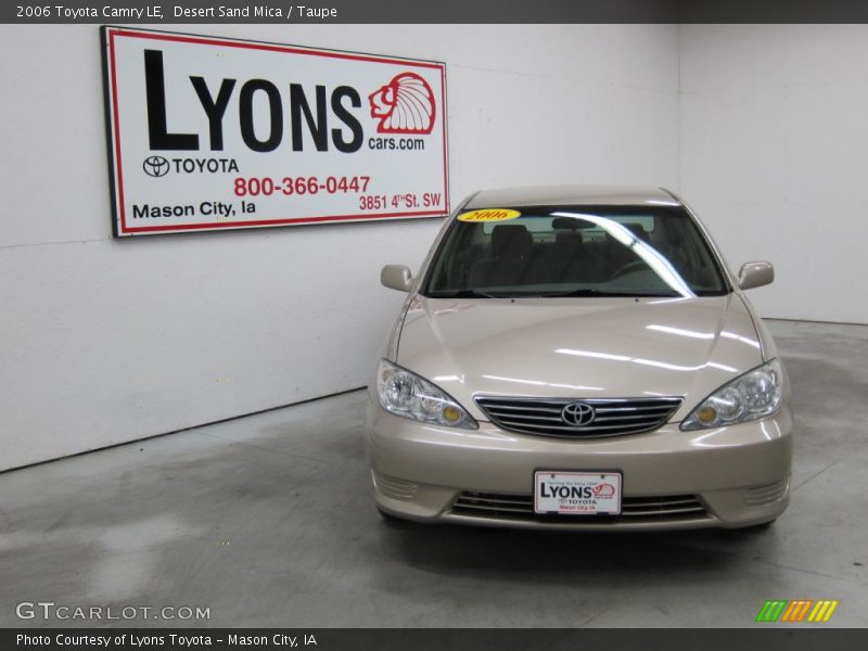 Desert Sand Mica / Taupe 2006 Toyota Camry LE