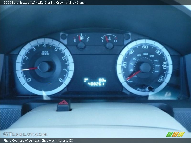 Sterling Grey Metallic / Stone 2009 Ford Escape XLS 4WD