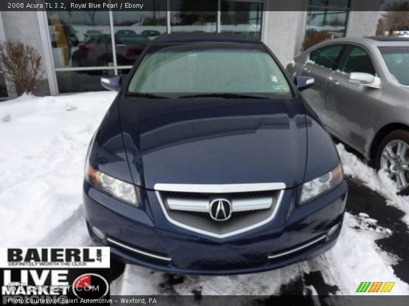 Royal Blue Pearl / Ebony 2008 Acura TL 3.2