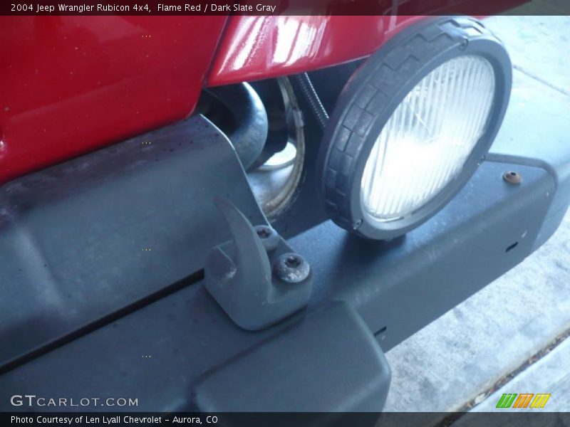 Flame Red / Dark Slate Gray 2004 Jeep Wrangler Rubicon 4x4