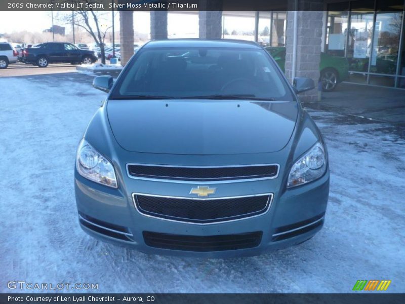 Silver Moss Metallic / Titanium 2009 Chevrolet Malibu LT Sedan