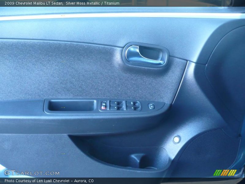 Silver Moss Metallic / Titanium 2009 Chevrolet Malibu LT Sedan