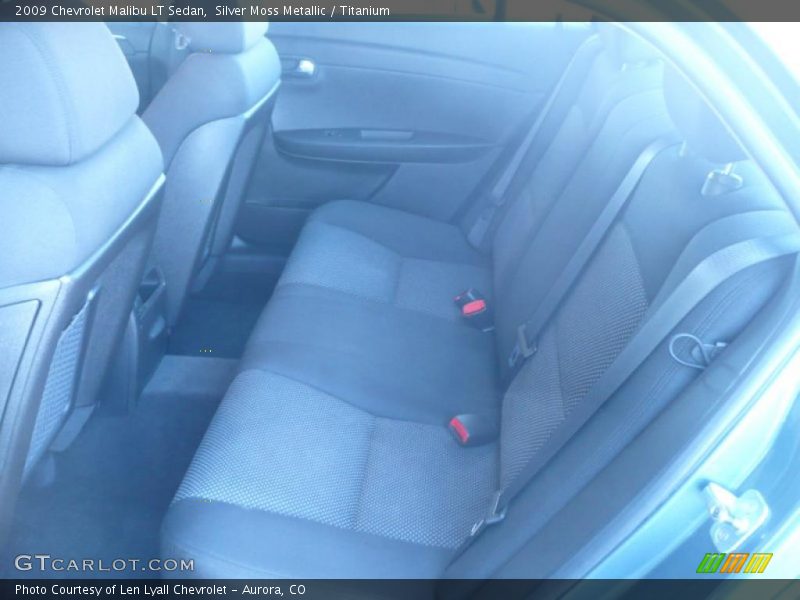 Silver Moss Metallic / Titanium 2009 Chevrolet Malibu LT Sedan