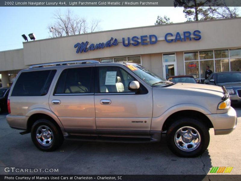 Light Parchment Gold Metallic / Medium Parchment 2002 Lincoln Navigator Luxury 4x4