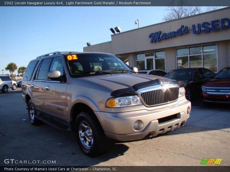 Light Parchment Gold Metallic / Medium Parchment 2002 Lincoln Navigator Luxury 4x4