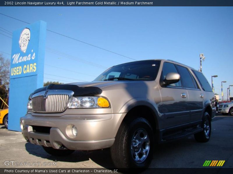 Light Parchment Gold Metallic / Medium Parchment 2002 Lincoln Navigator Luxury 4x4